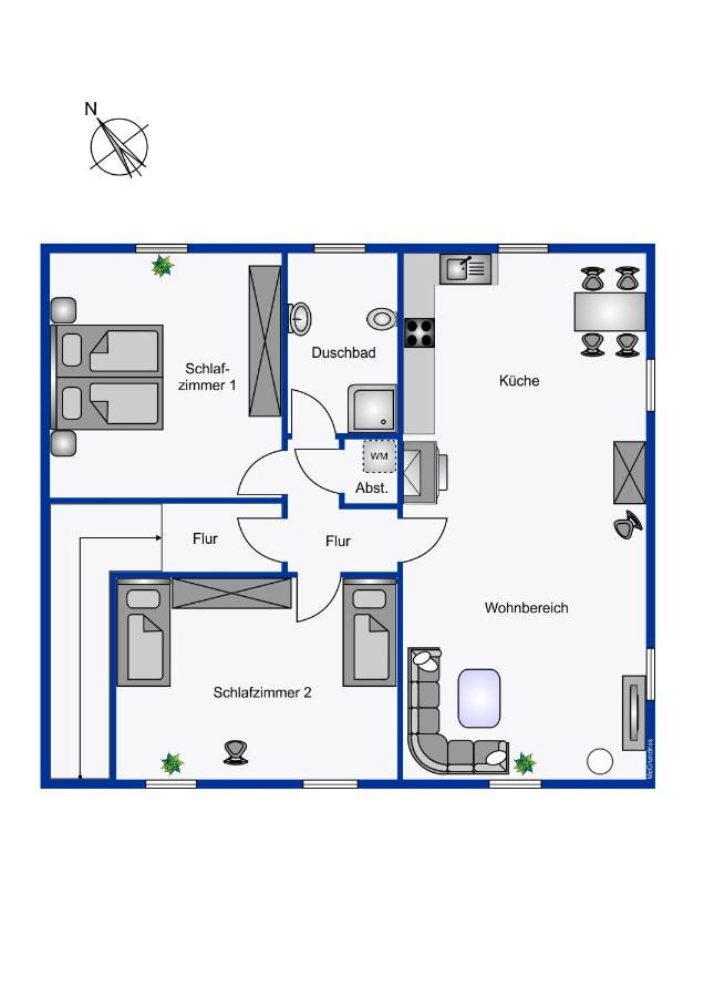 Suedernest 2 Apartment Wyk auf Föhr Exterior foto
